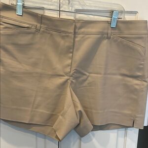 WHBM Shorts Size 14 Beige